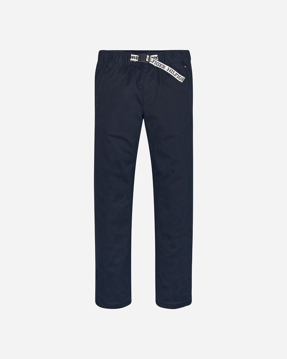  Pantalone TOMMY HILFIGER COMFORT BELTED JR S4126708|DW5|8A scatto 0