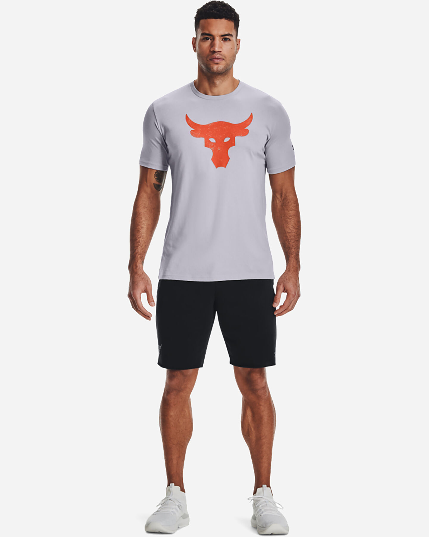  T-Shirt UNDER ARMOUR THE ROCK BULL LOGO M S5300568|0011|XS scatto 5