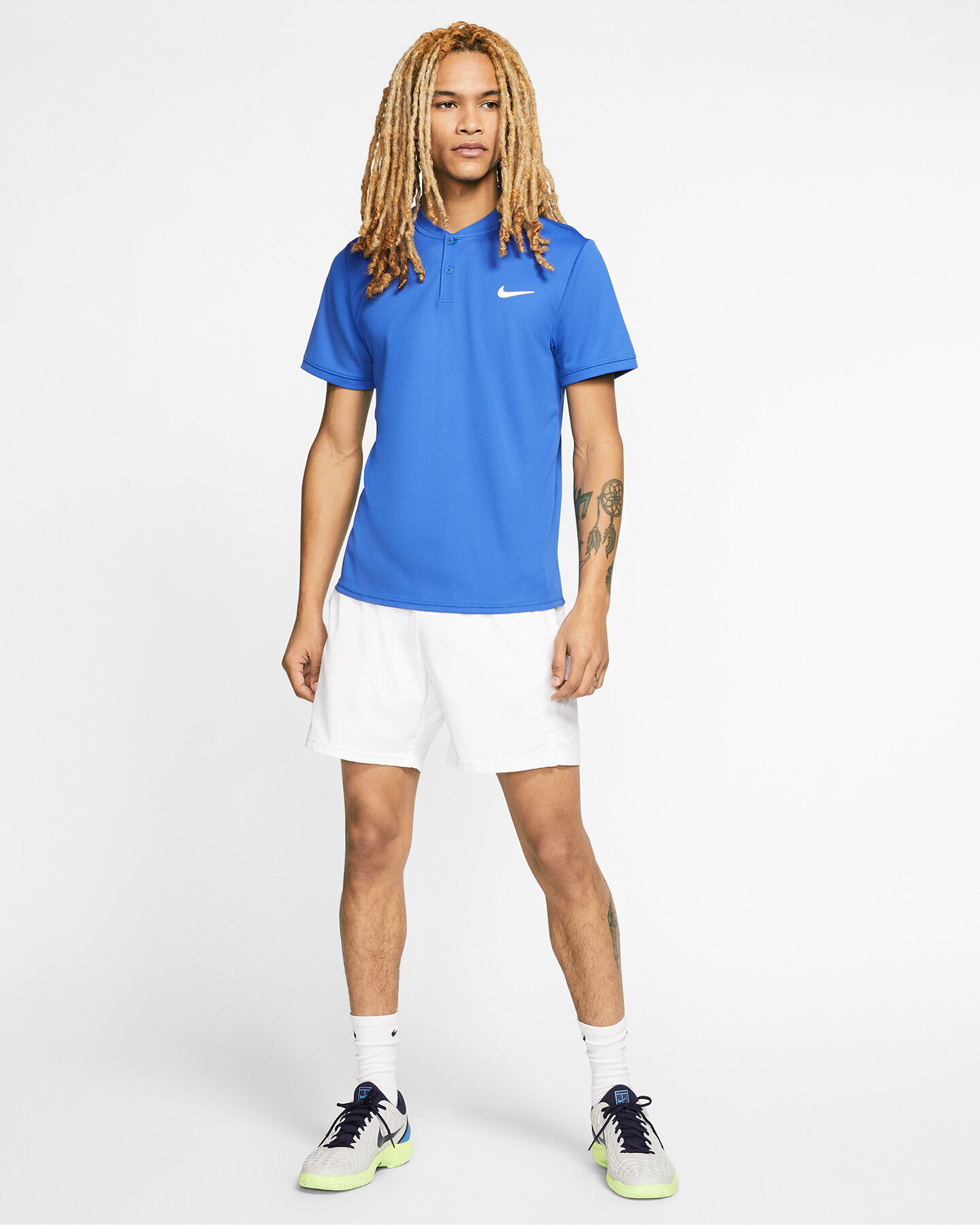  Polo tennis NIKE COURT DRY BLADE M S5132661|480|S scatto 5