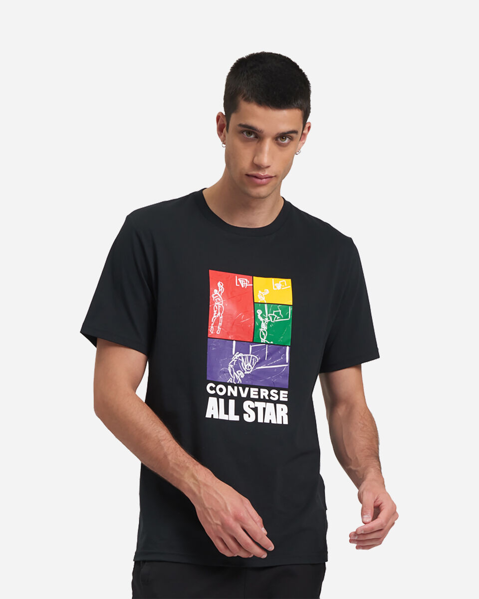  T-Shirt CONVERSE ALL STAR GRAPHIC M S5410563|001|XS scatto 0