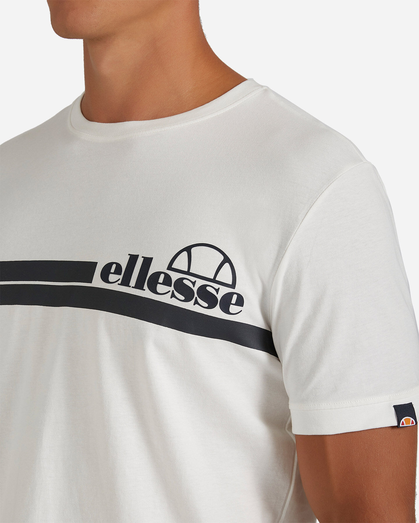  T-Shirt ELLESSE MC STRIPES M S4081220|001|XS scatto 4