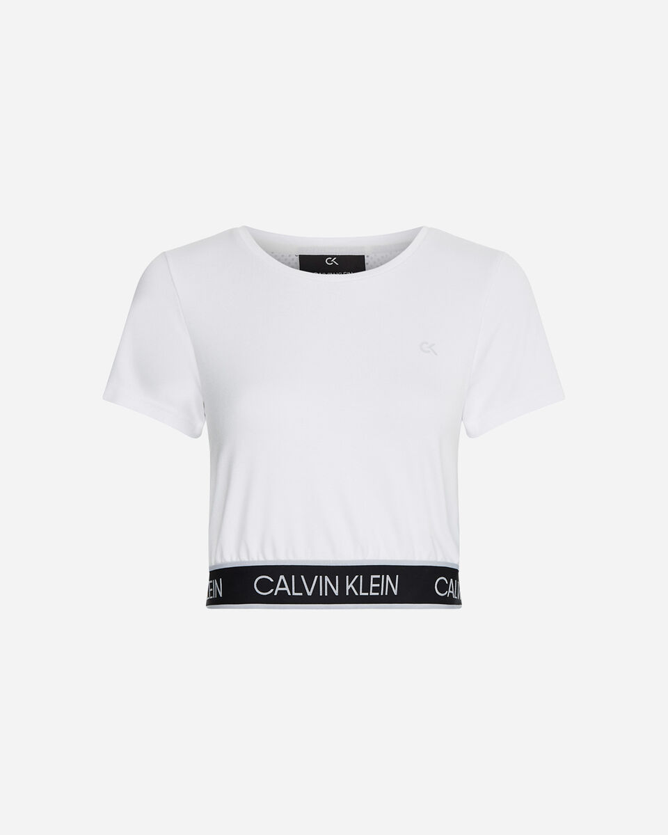  T-Shirt CALVIN KLEIN SPORT ELASTIC LOGO W S4088515|100|XS scatto 0