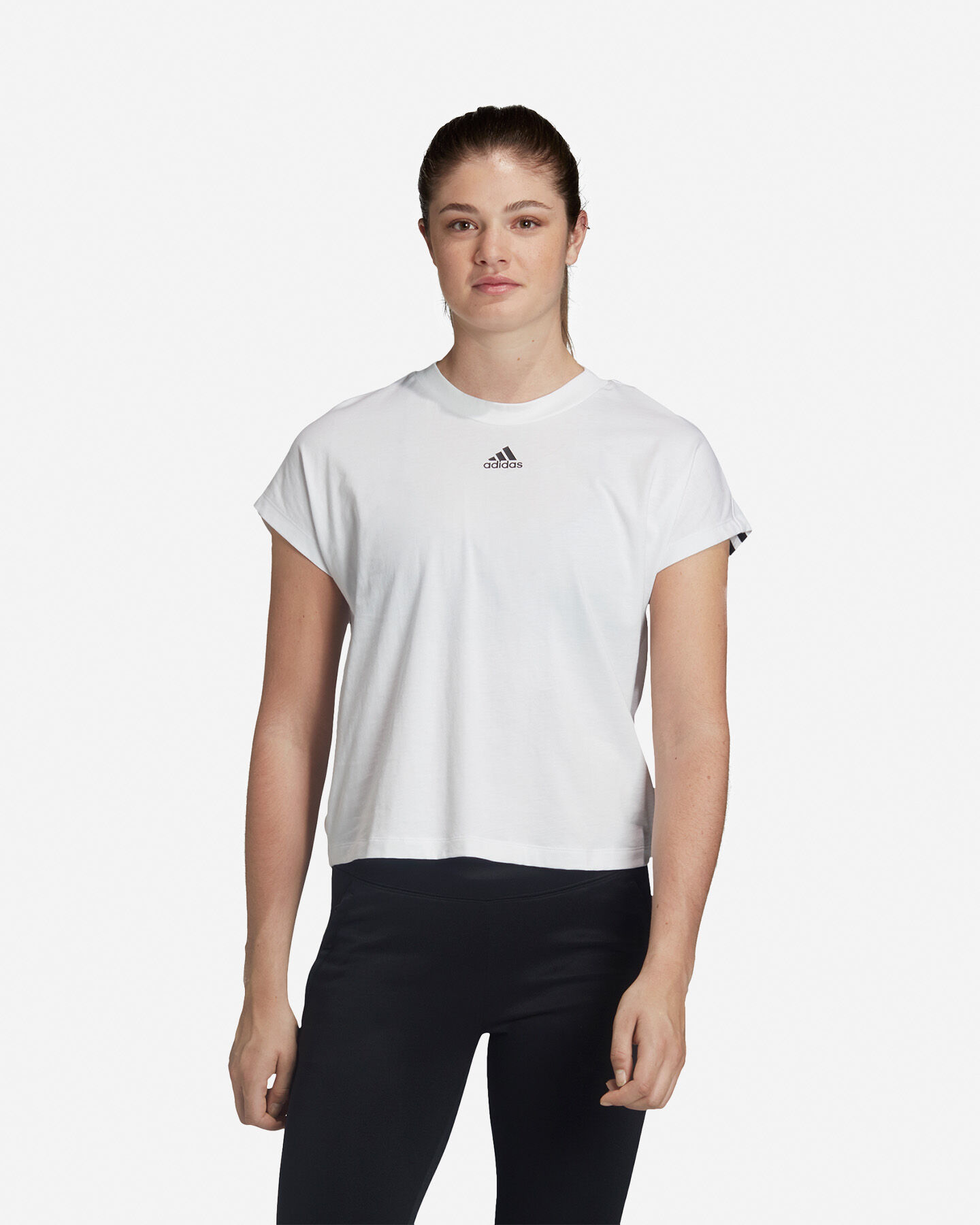  T-Shirt ADIDAS MUST HAVES 3-STRIPES W S5147092|UNI|XS scatto 2
