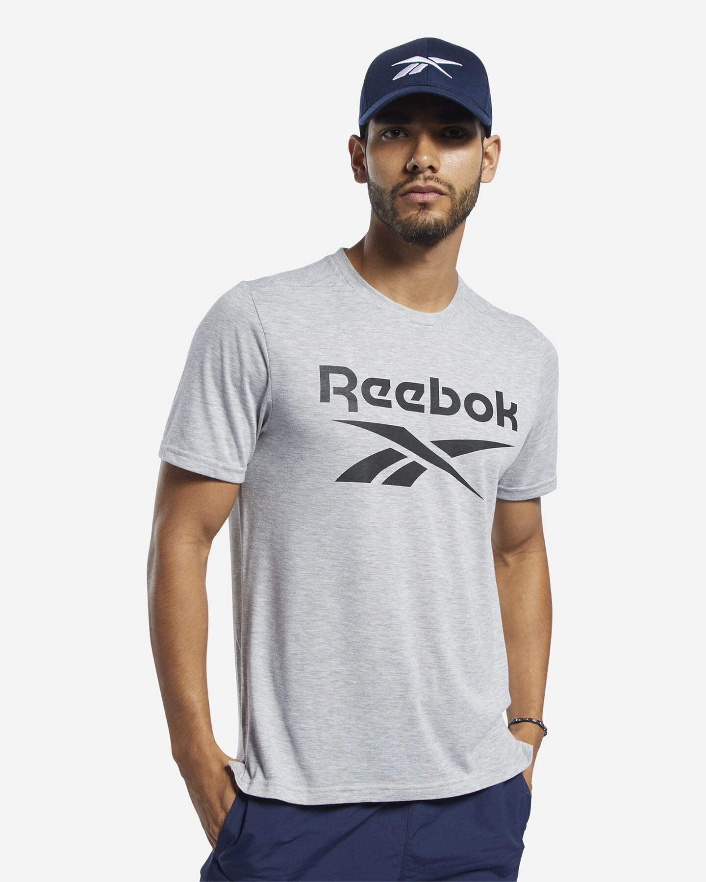  T-Shirt training REEBOK WORKOUT GRAPHIC M S5213779|UNI|S scatto 2