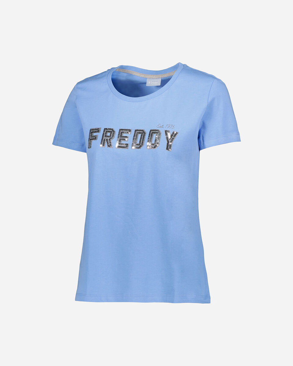  T-Shirt FREDDY BIG LOGO PAILLETTES W S5432043|C59-|XS scatto 0