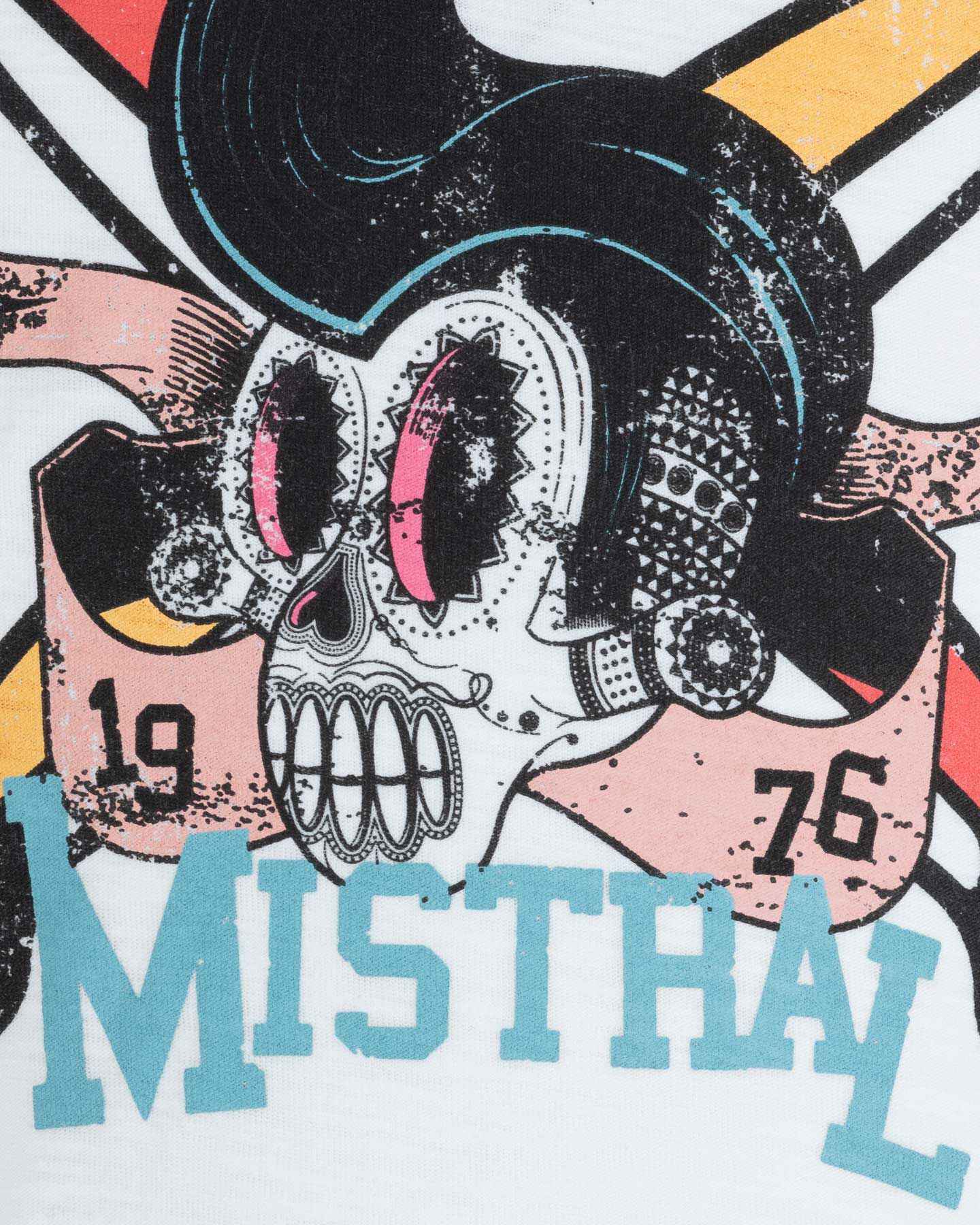  T-Shirt MISTRAL SKULL JR S4118411|001|8A scatto 2