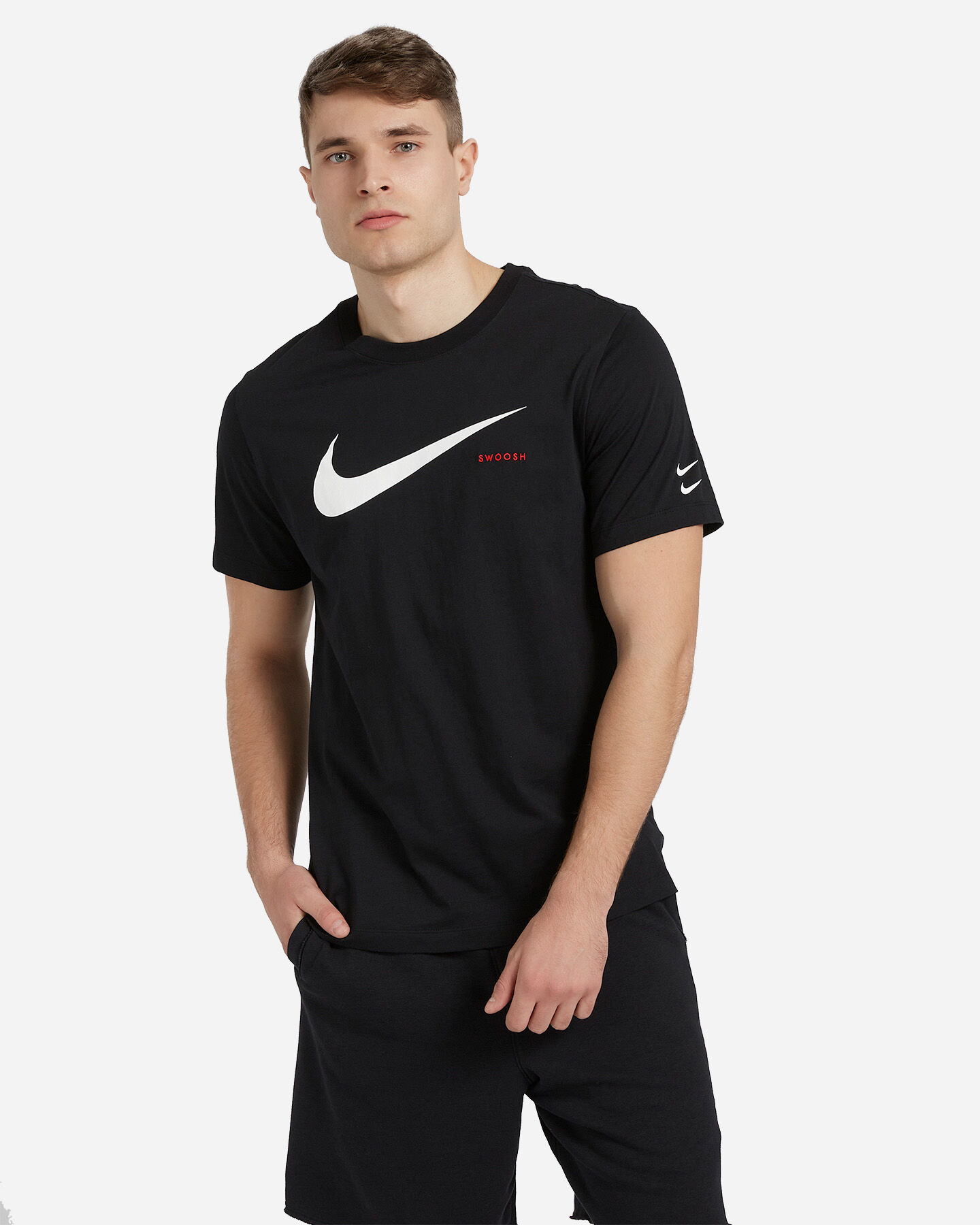  T-Shirt NIKE SWOOSH M S5164730|010|S scatto 0