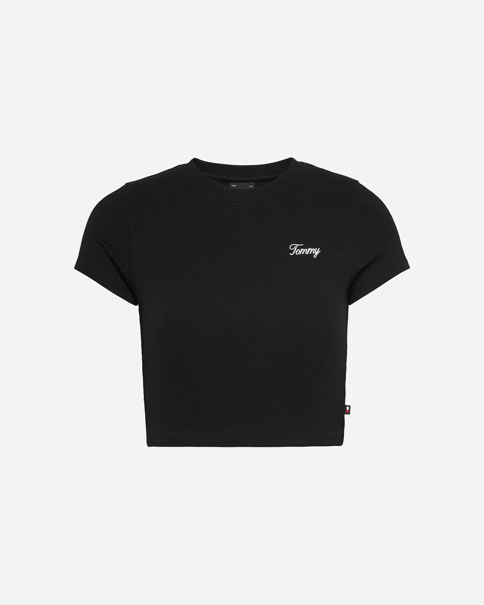  T-Shirt TOMMY HILFIGER SLIM CROP W S5689949|UNI|XS scatto 0