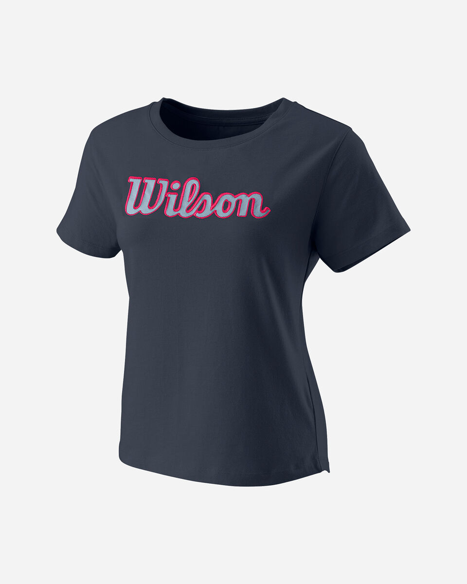 T-Shirt tennis WILSON SCRIPT ECOCOTTON INDIA W S5447108|UNI|XS scatto 0