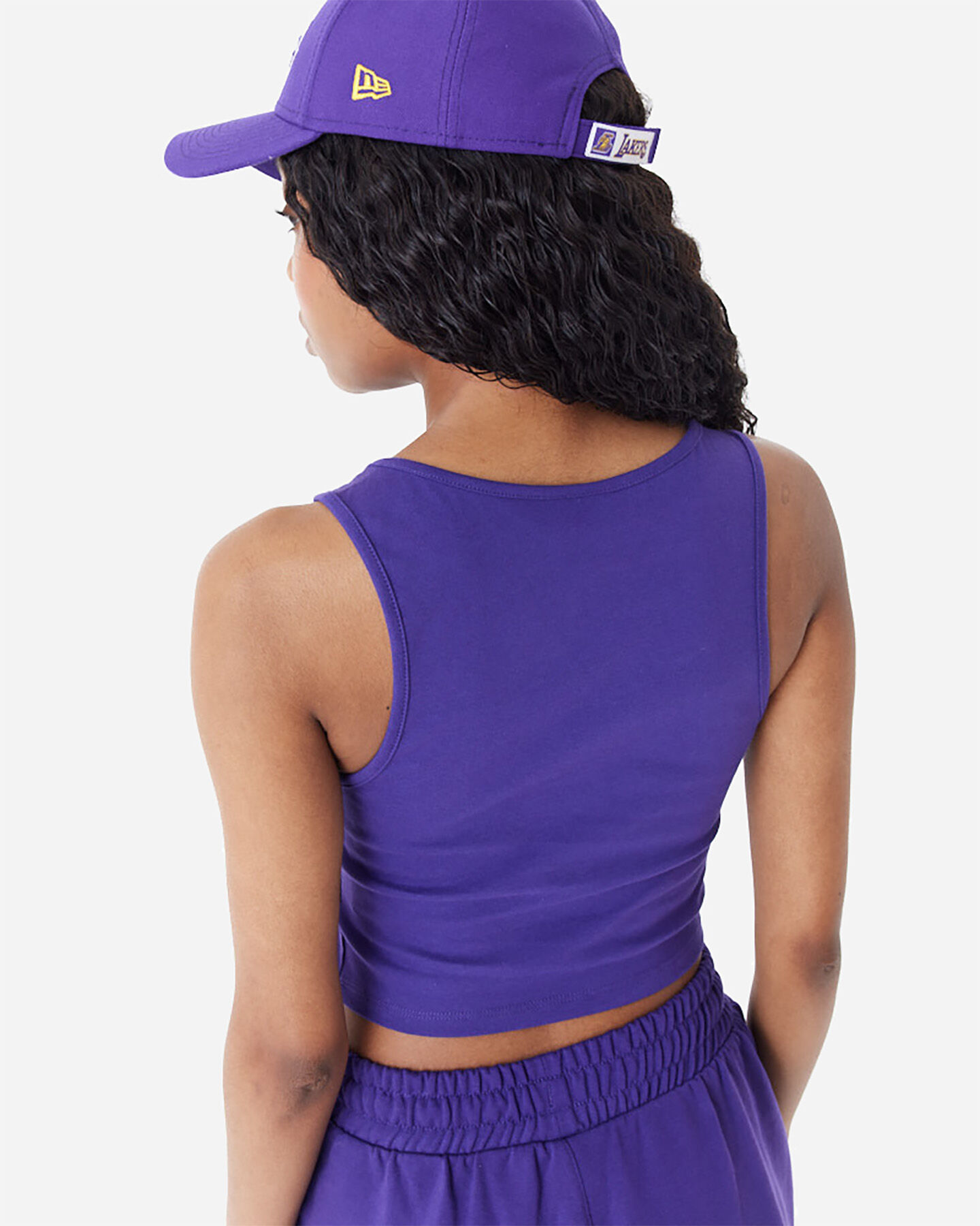  Canotta NEW ERA CROP LOS ANGELES LAKERS W S5683166|500|XS scatto 5