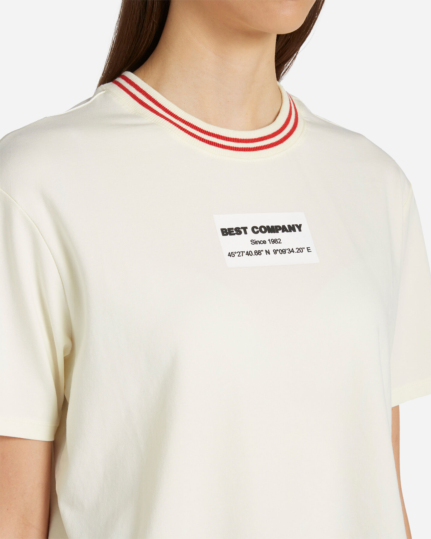  T-Shirt BEST COMPANY NECK CONTRAST W S4104105|001C|S scatto 4