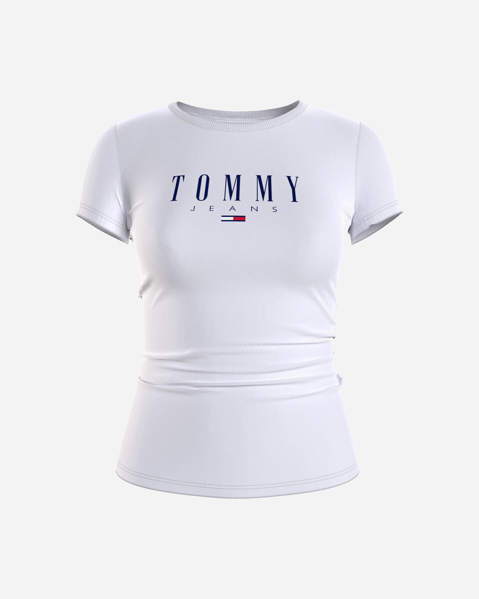  T-Shirt TOMMY HILFIGER SLIM ESSENTIAL LOGO W S4089035|YBR|XS scatto 0