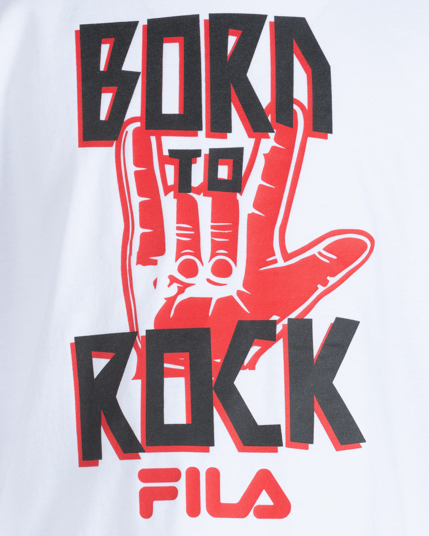  T-Shirt FILA BORN TO ROCK COLLECTION JR S4124920|001|12A scatto 2