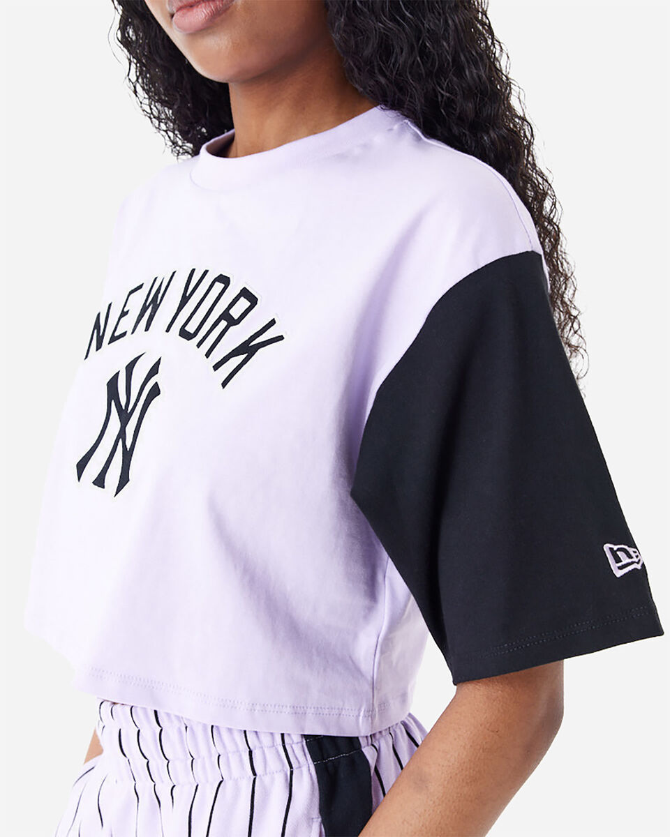  T-Shirt NEW ERA CROP NEW YORK YANKEES W S5684112|530|XS scatto 3