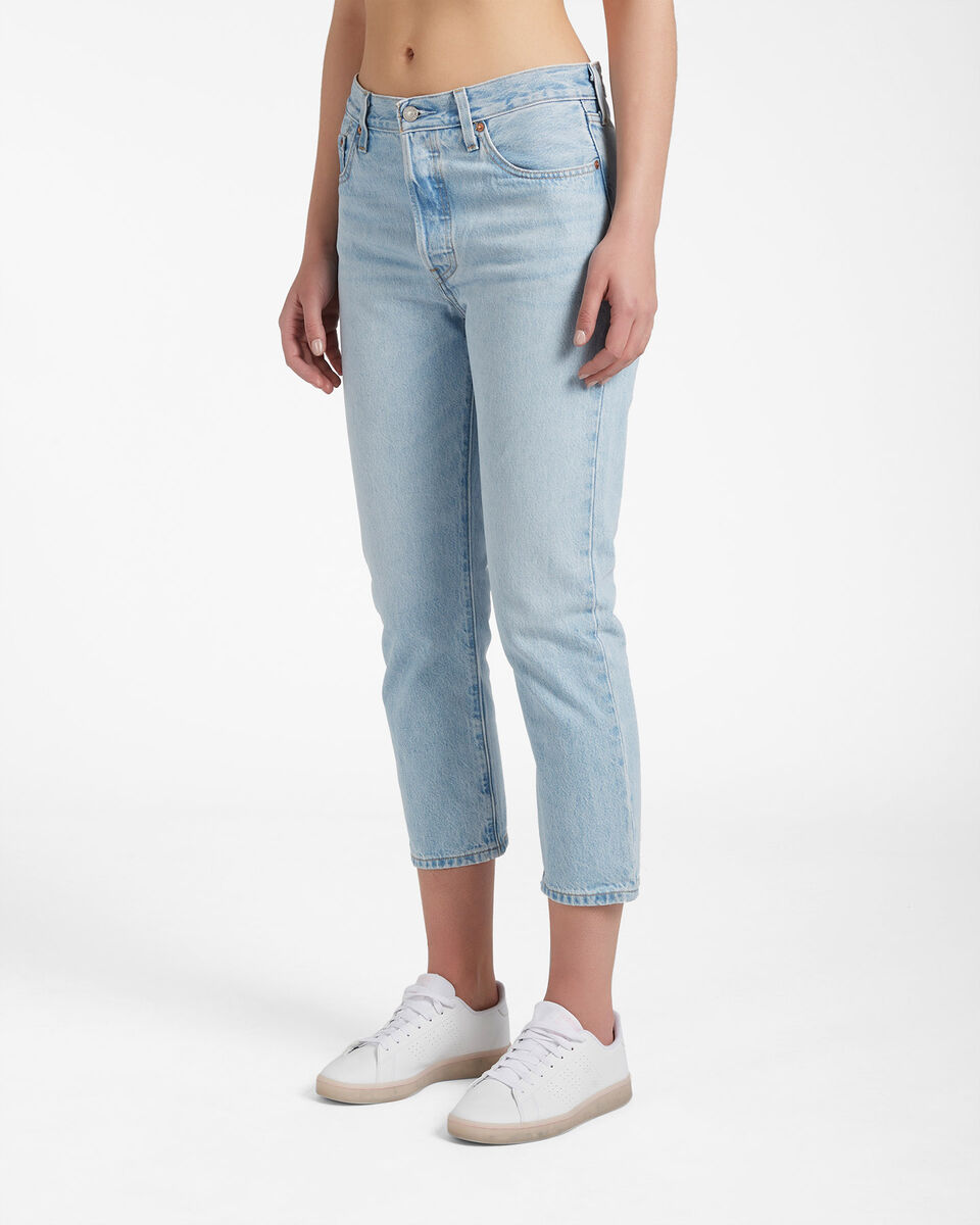  Jeans LEVI'S 501 CROP HIGH RISE L26 W S4088777 scatto 2