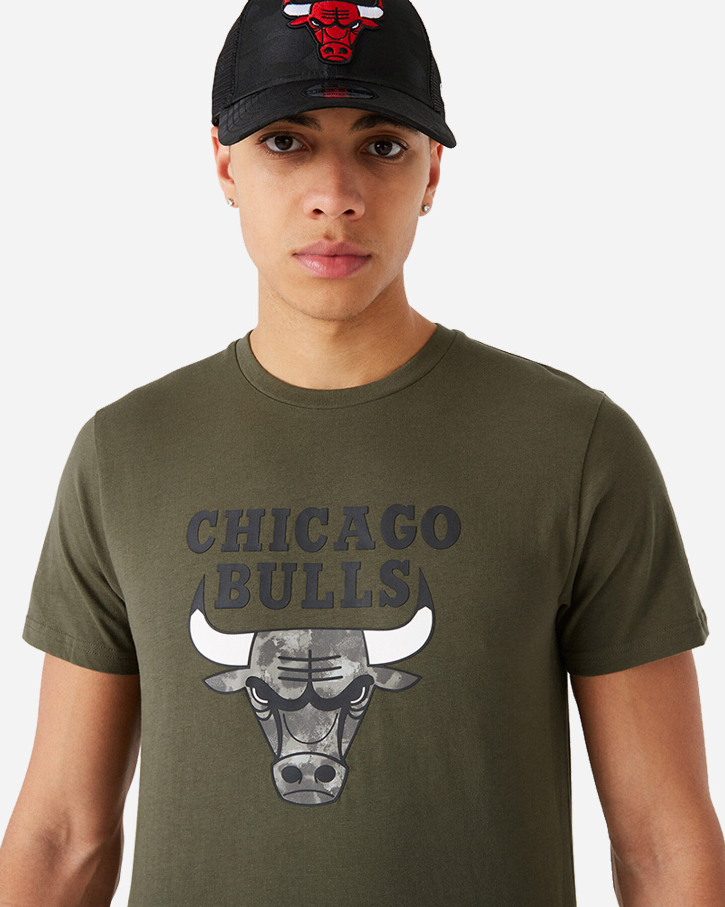 T-Shirt NEW ERA NBA OUTDOOR UTLY LOGO CHICAGO BULLS M S5340041|310|S scatto 2