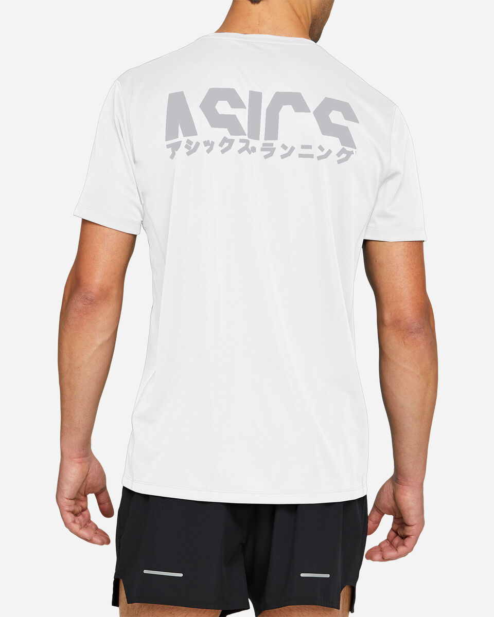 T-Shirt running ASICS KATAKANA M S5159544|100|XS scatto 2