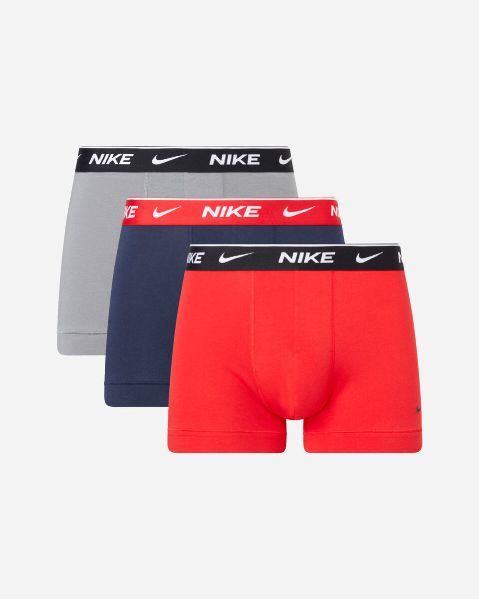  Intimo NIKE 3 PACK BOXER EVERYDAY COTTON STRETCH M S4110501|9JJ|S scatto 0