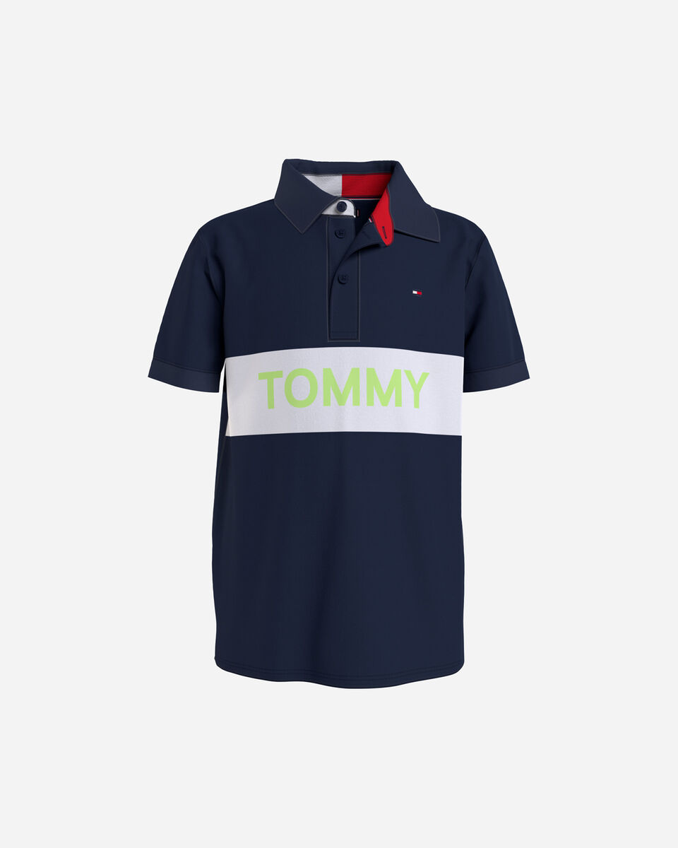  Polo TOMMY HILFIGER COLBLOCK JR S4088916|C87|8A scatto 0