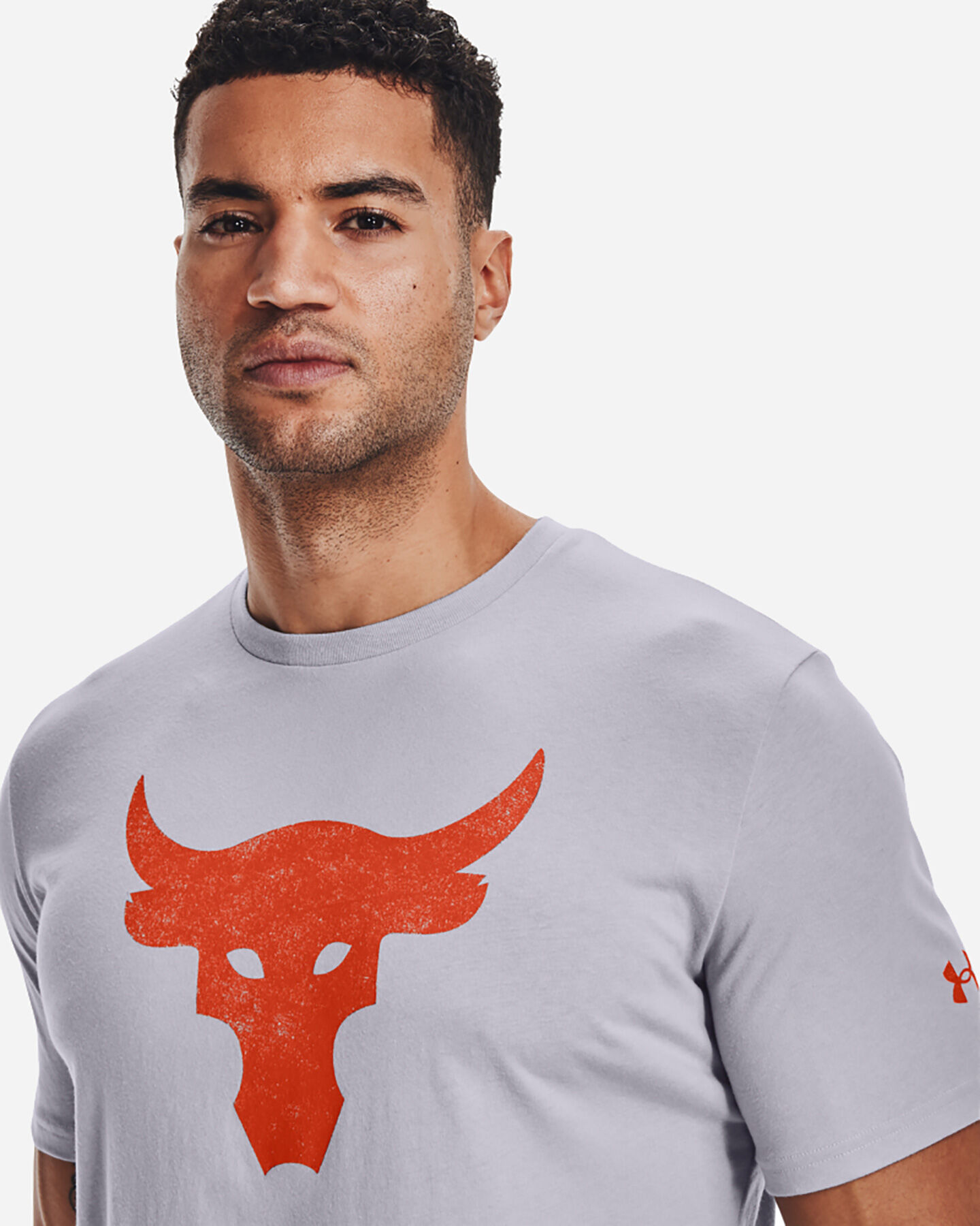  T-Shirt UNDER ARMOUR THE ROCK BULL LOGO M S5300568|0011|XS scatto 4