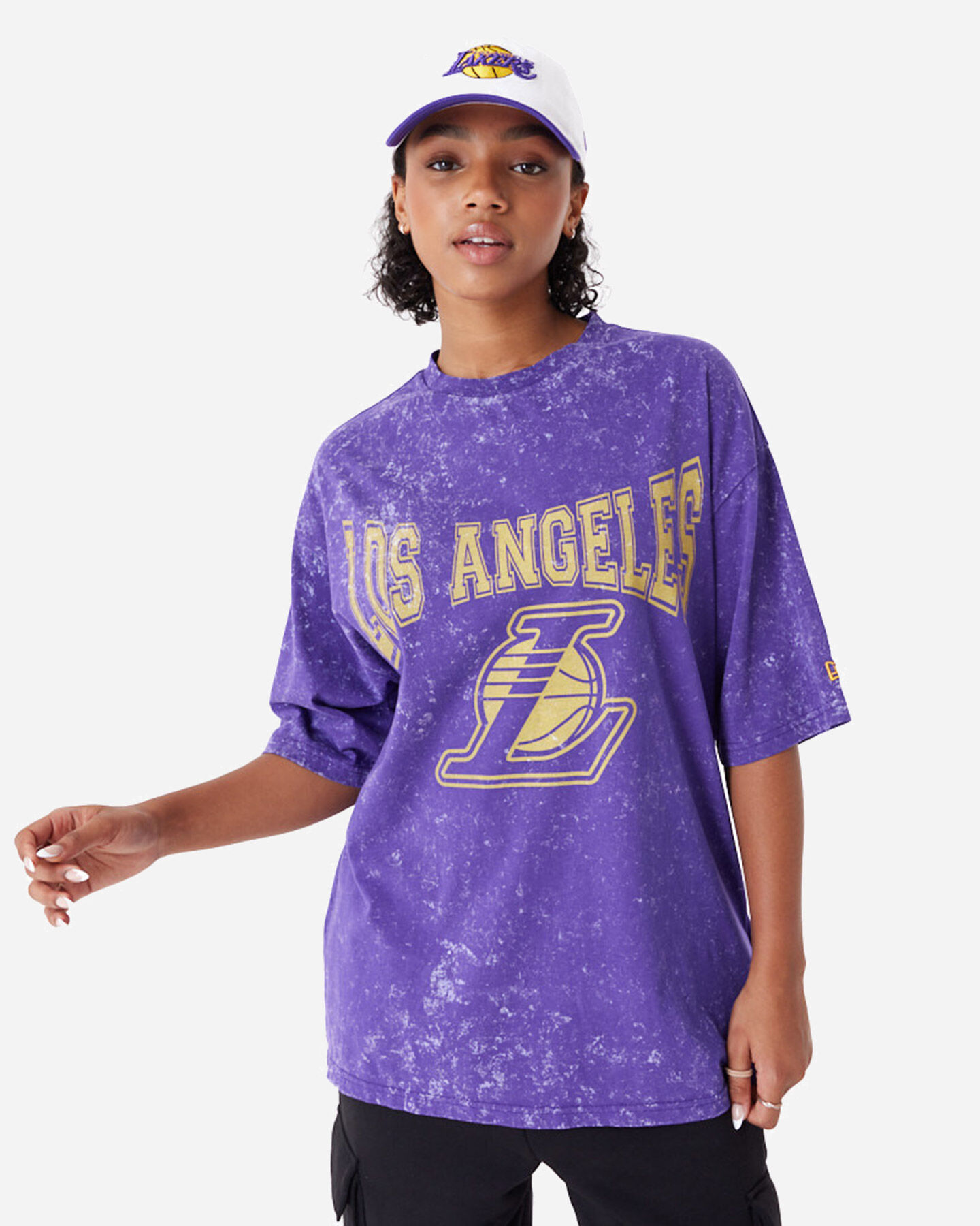  T-Shirt NEW ERA WASHED LOS ANGELES LAKERS M S5692311|500|XS scatto 0