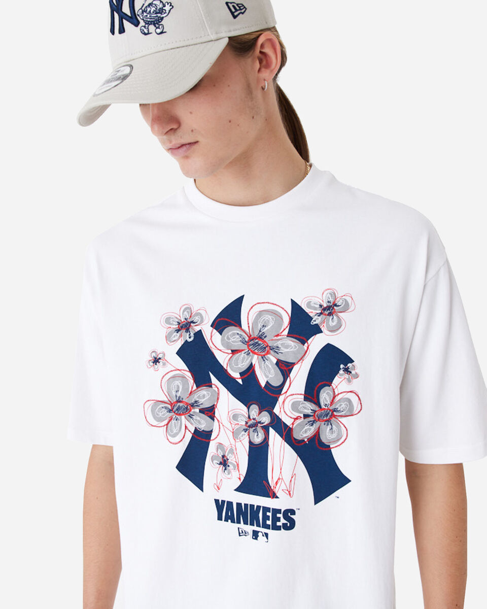  T-Shirt NEW ERA MLB FLORAL NEW YORK YANKEES M S5670498|100|S scatto 3
