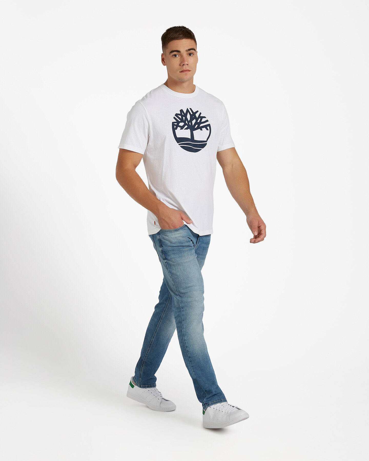  T-Shirt TIMBERLAND MC KENNEBEC M S4083663|1001|S scatto 4