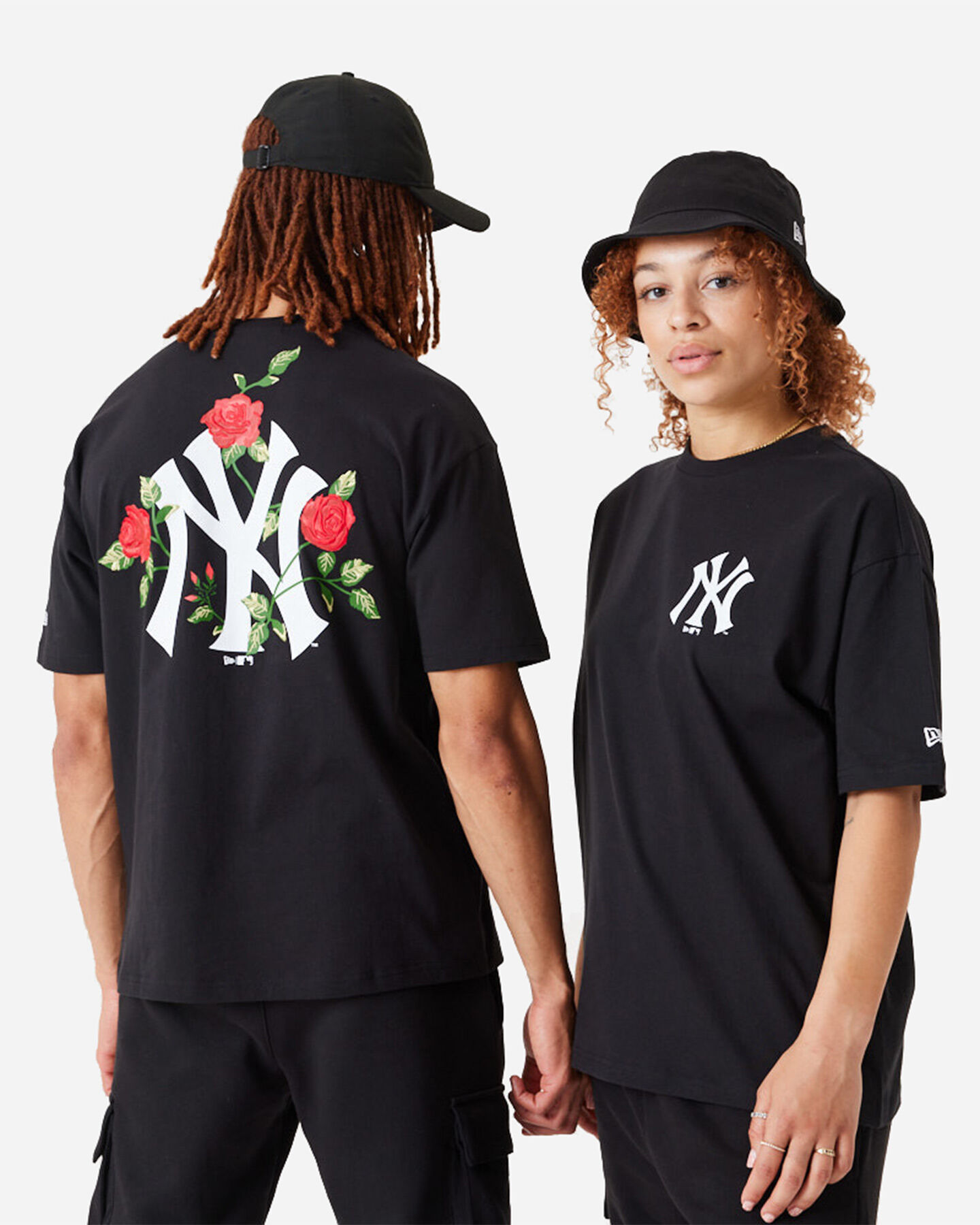  Maglia basket NEW ERA FLORAL NY YANKEES M S5546398 scatto 2