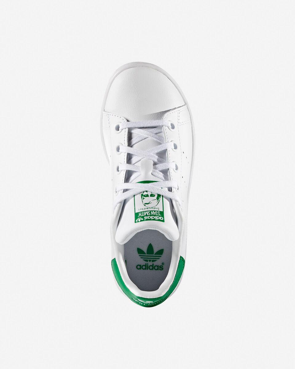  Scarpe sneakers ADIDAS STAN SMITH JR PS S4023080|FTWWHT/FTW|32 scatto 2