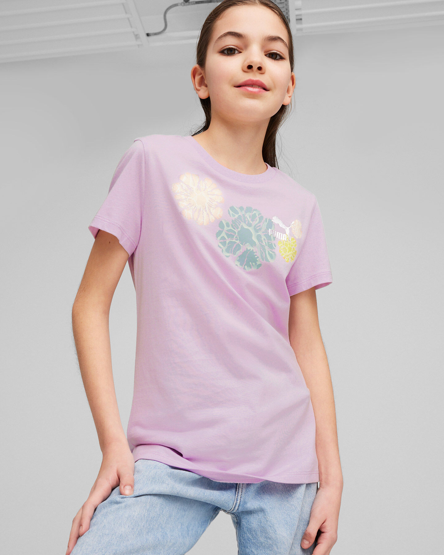  T-Shirt PUMA GIRL GRAPHIC JR S5662345|60|128 scatto 2