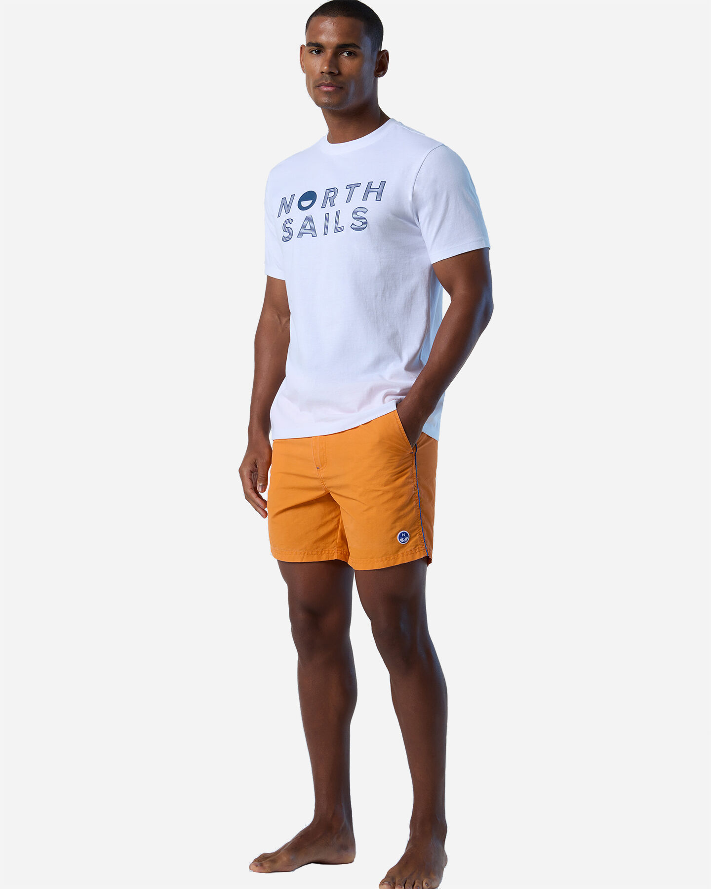  T-Shirt NORTH SAILS LINEAR LOGO M S5684005|0101|S scatto 5