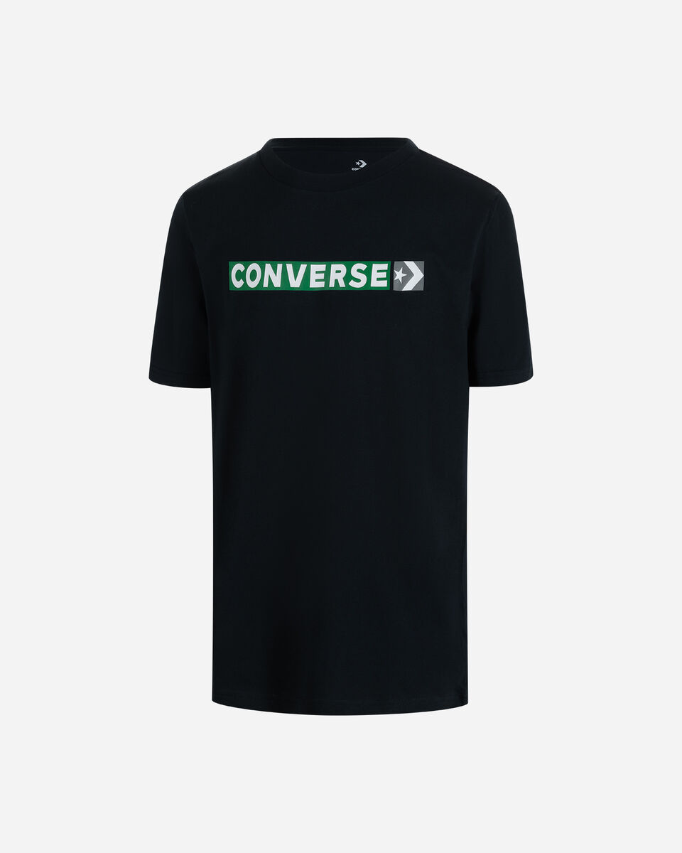  T-Shirt CONVERSE SCRIPT LOGO M S5609566|001|XS scatto 0