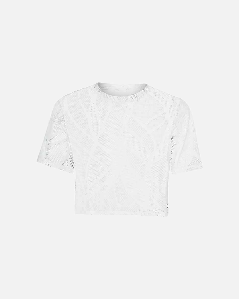  T-Shirt CALVIN KLEIN SPORT CROP LACE W S4088465|100|XS scatto 0