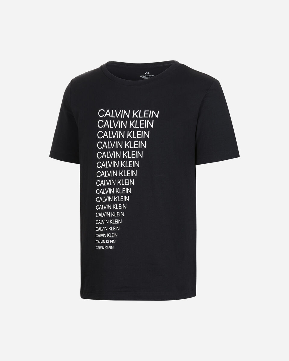  T-Shirt CALVIN KLEIN SPORT ESSENTIAL LOGO ALL OVER M S4079667|007|S scatto 0