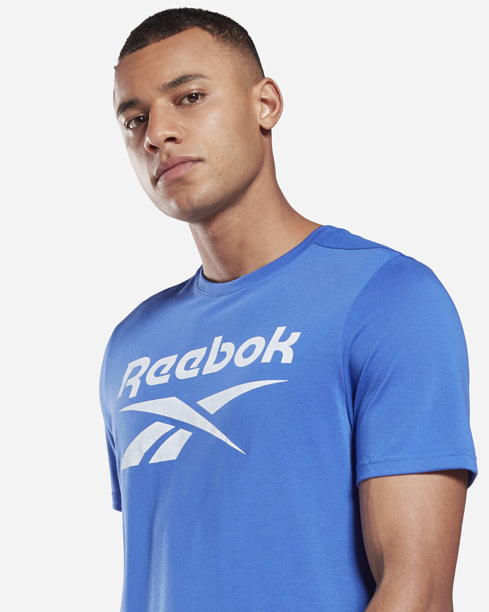  T-Shirt training REEBOK WORKOUT GRAPHIC M S5280252|UNI|S scatto 4