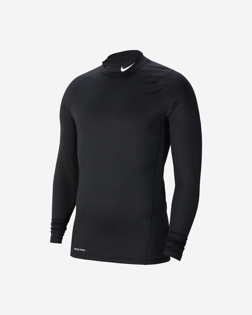  T-Shirt training NIKE PRO COMP WARM MOCK M S5249103|010|S scatto 0