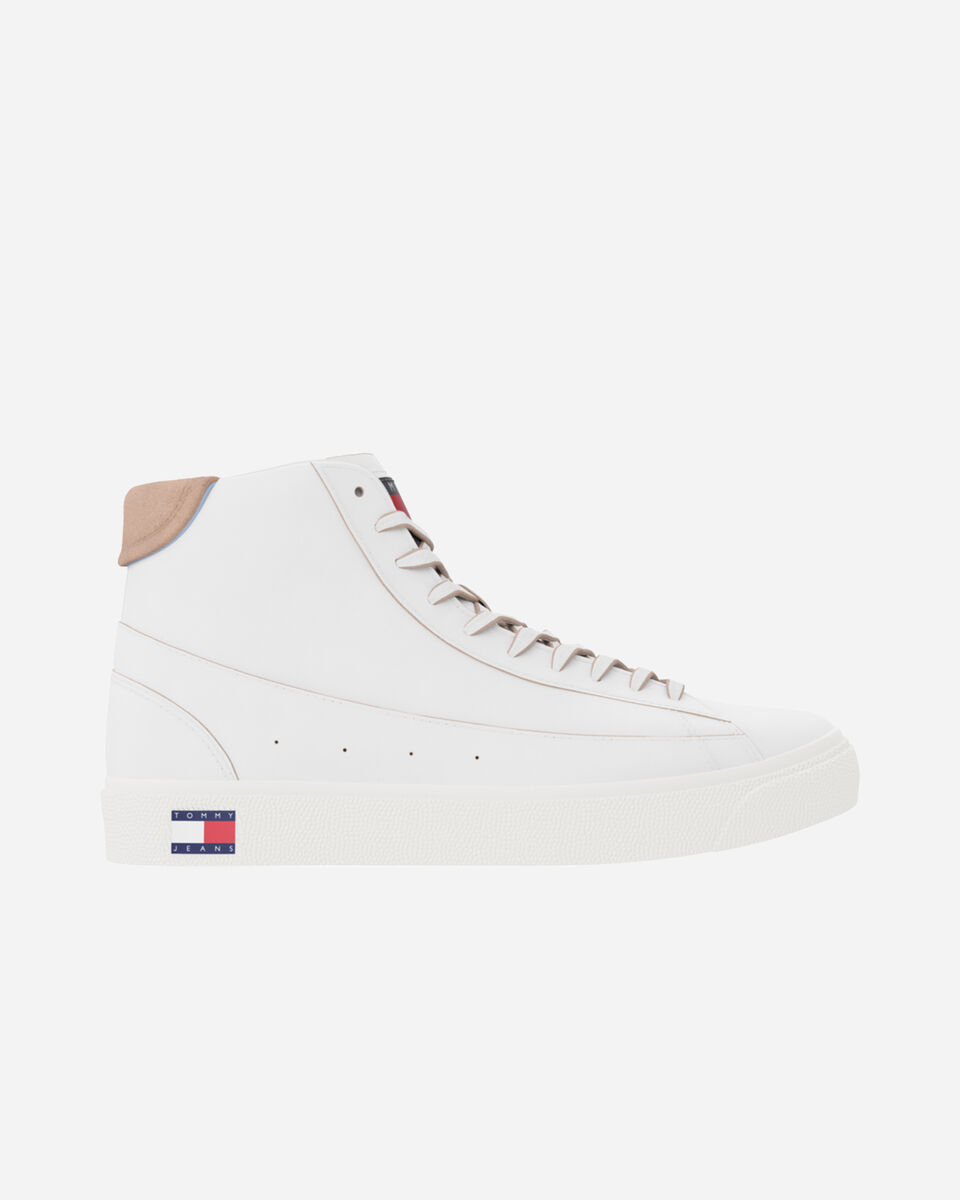  Scarpe sneakers TOMMY HILFIGER LEATHER VARSITY W S4107539|YBR|36 scatto 0