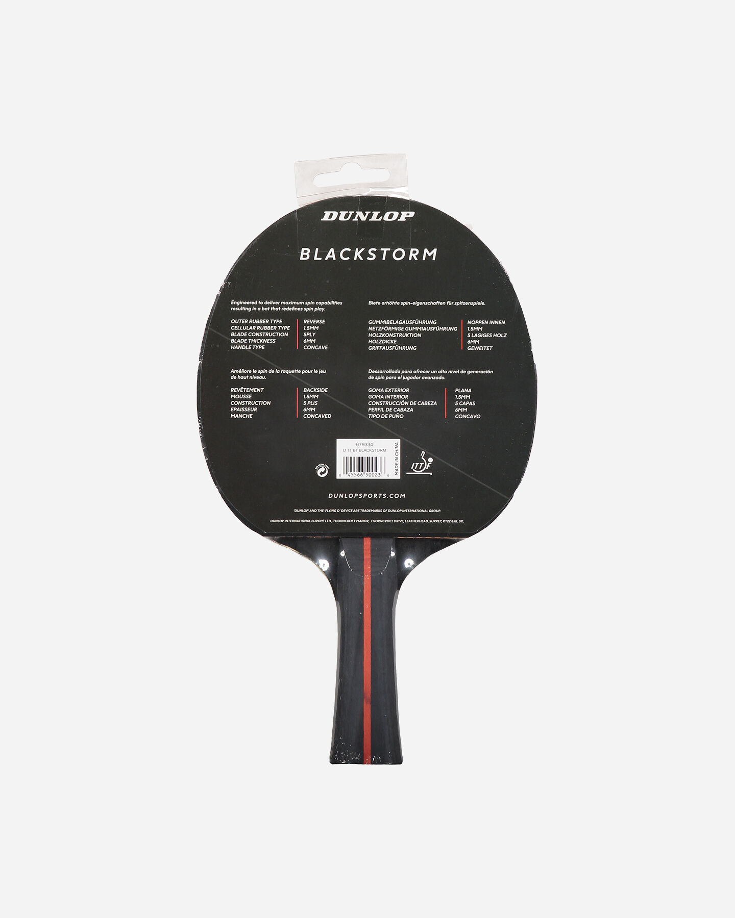 Accessorio ping pong DUNLOP PING PONG BLACKSTORM S5302257|UNI|UNI scatto 2