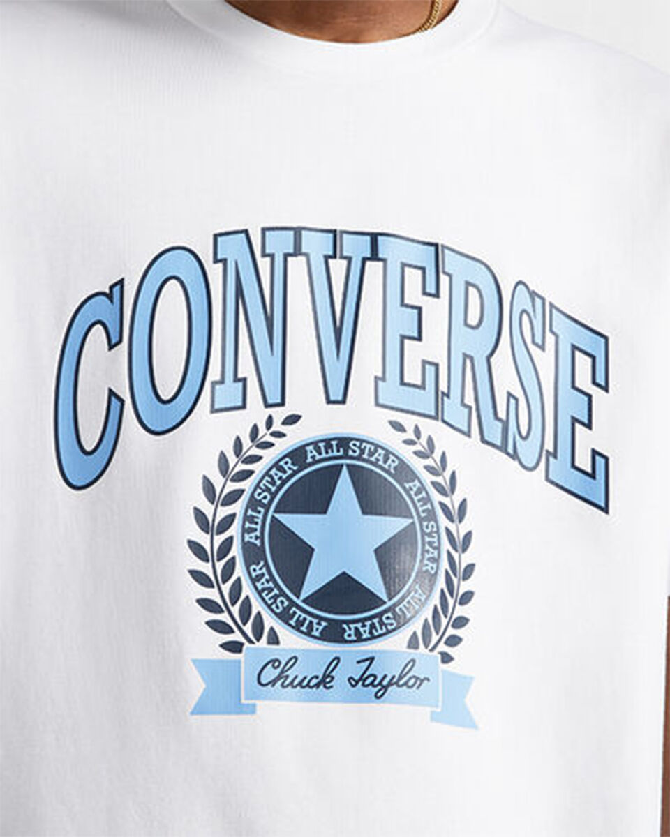  T-Shirt CONVERSE CHUCK RETRO COLLEGIATE M S5604642|102|XL scatto 2