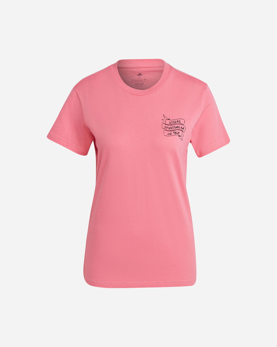  T-Shirt ADIDAS BRAND LOVE W S5592488|UNI|XS scatto 0