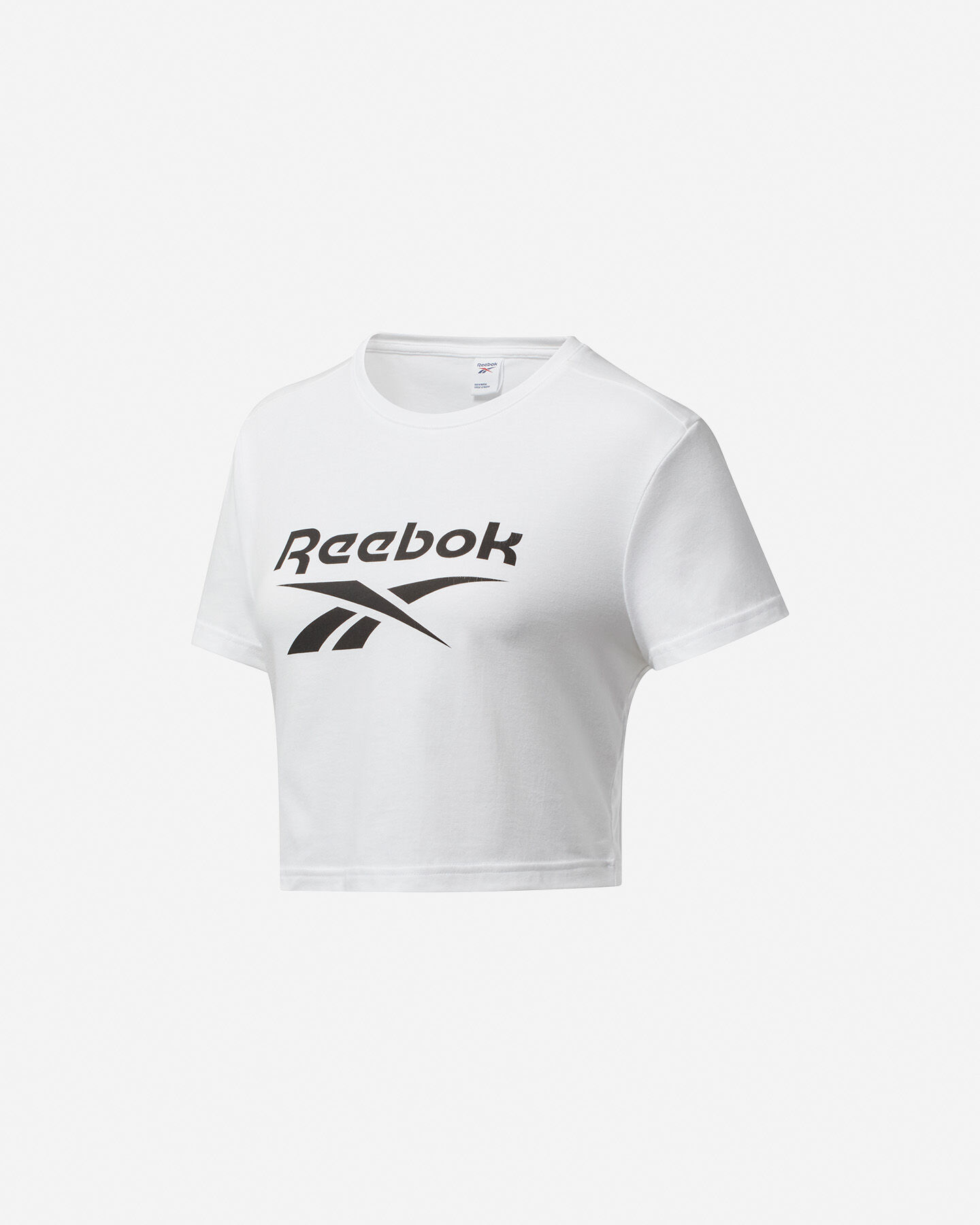  T-Shirt training REEBOK CROP NEW BIG LOGO W S5214226|UNI|XS scatto 0