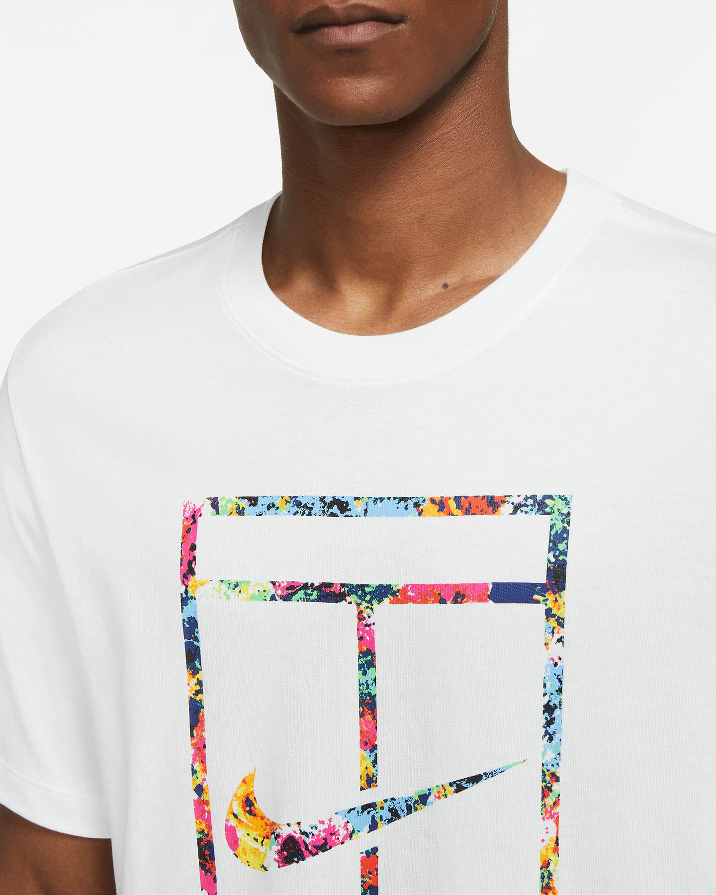  T-Shirt tennis NIKE COURT GARDEN PARTY M S5436112|100|S scatto 2