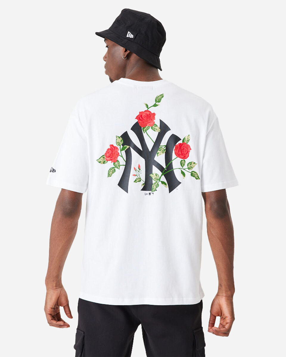  Maglia basket NEW ERA FLORAL NY YANKEES M S5546395 scatto 1
