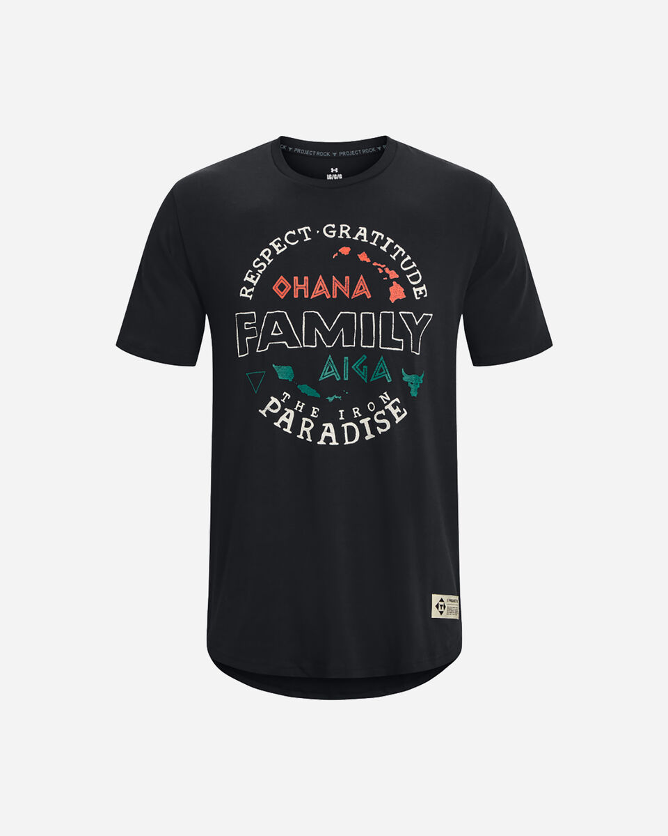  T-Shirt UNDER ARMOUR THE ROCK FAMILY M S5528586|0001|XS scatto 0