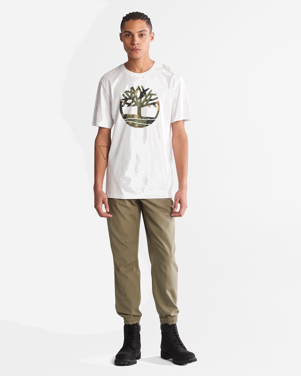  T-Shirt TIMBERLAND CAMO TREE T M S4104754|1001|S scatto 4