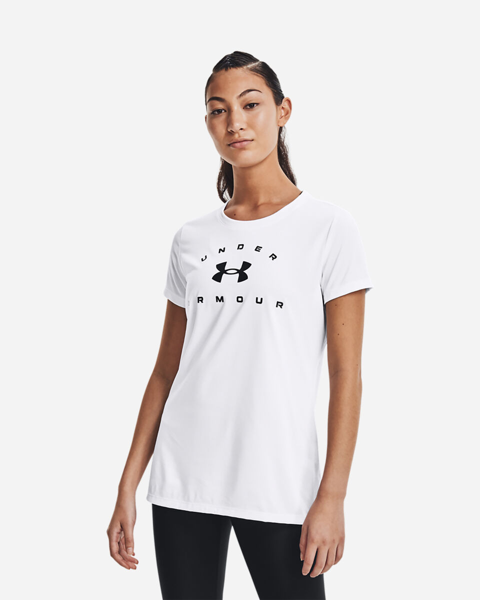  T-Shirt training UNDER ARMOUR BIG LOGO  W S5390265|0100|XS scatto 2