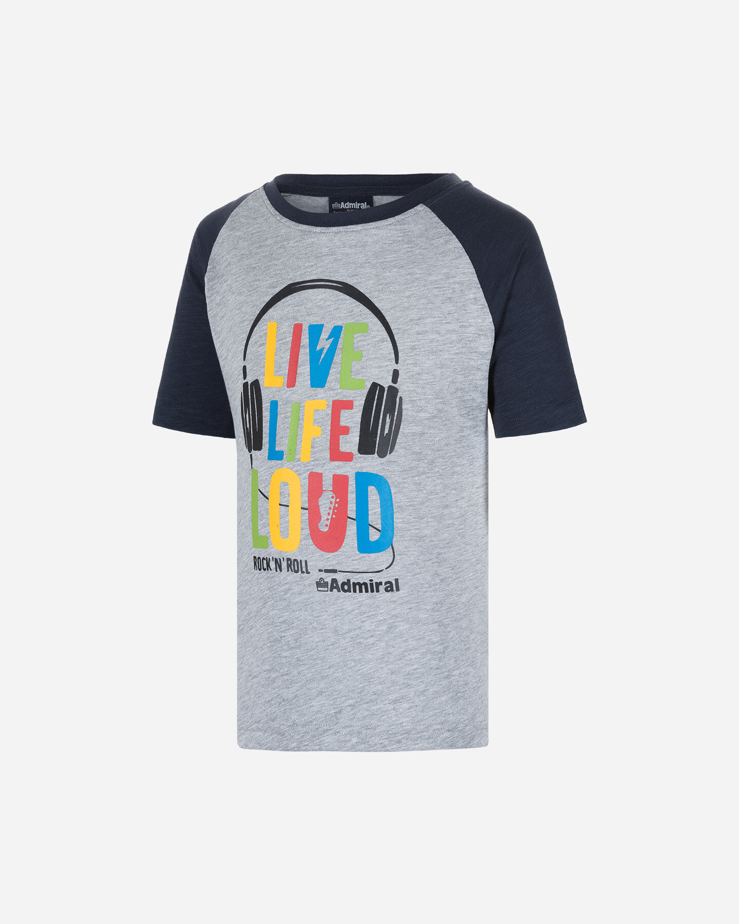  T-Shirt ADMIRAL LIVE LIFE LOUD JR S4075949|GM03/914|6A scatto 0