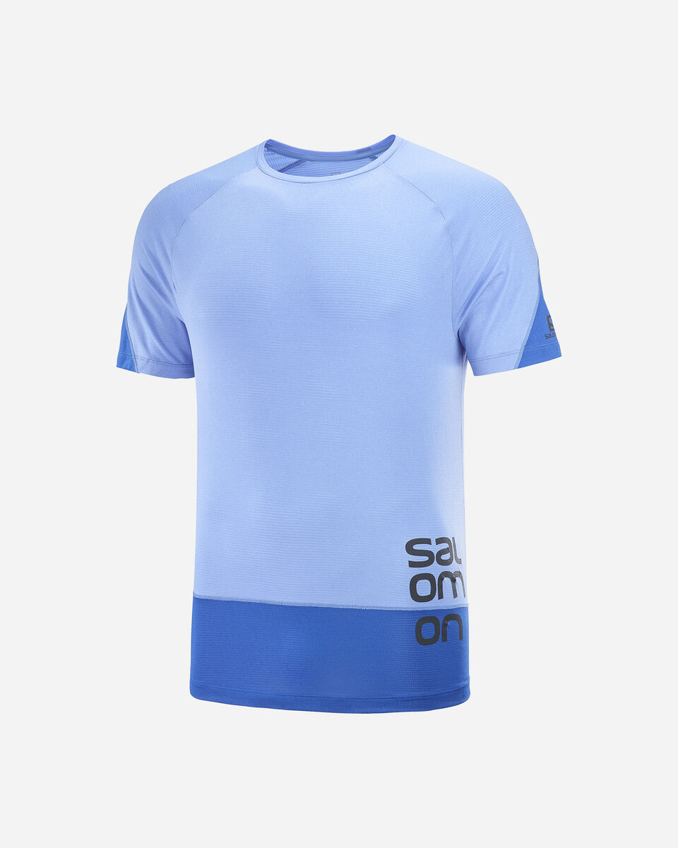  T-Shirt running SALOMON CROSS GRAPHIC M S5409689|UNI|S scatto 0