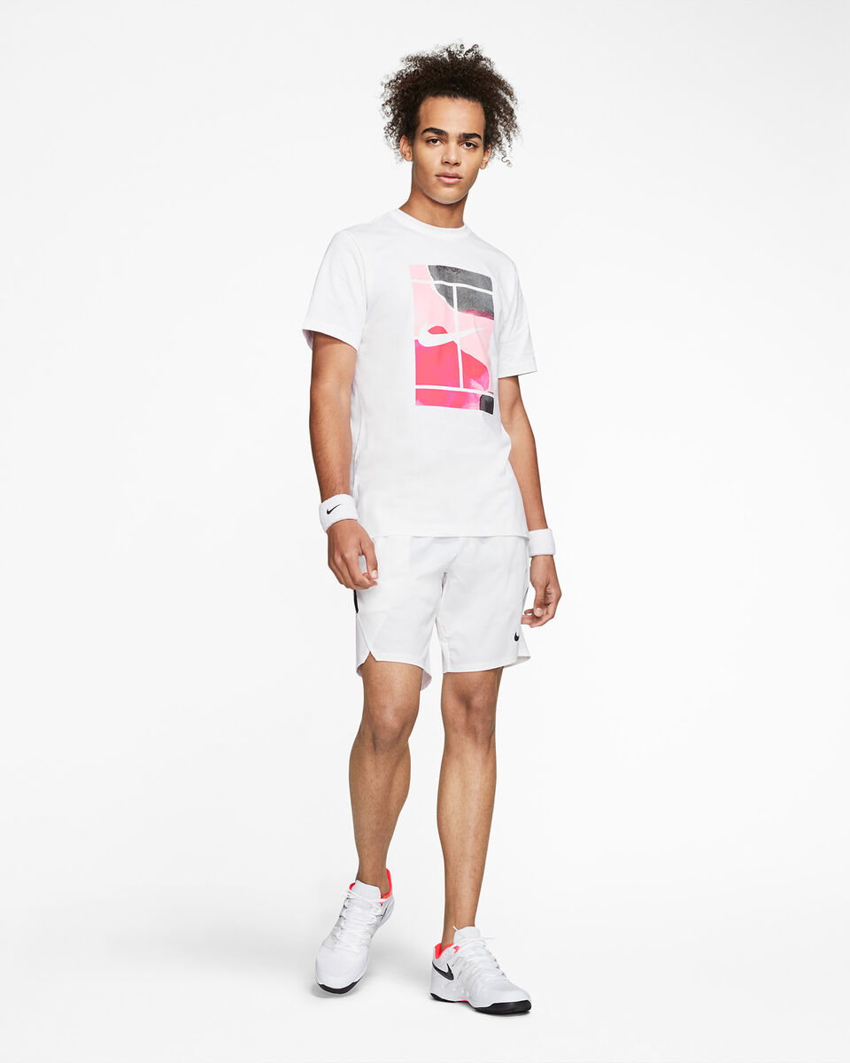  T-Shirt tennis NIKE COURT M S5164890|100|S scatto 5