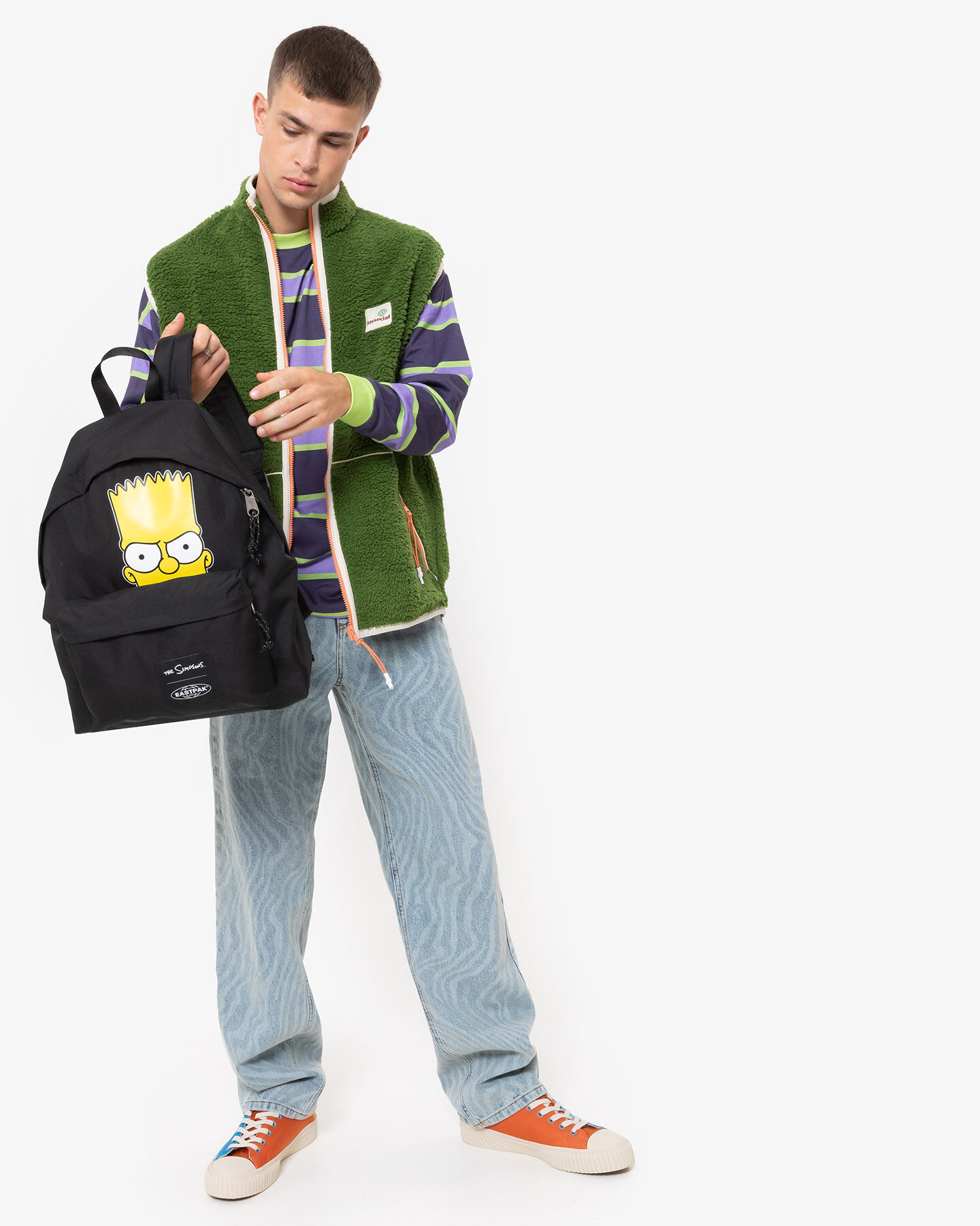  Zaino EASTPAK PADDED THE SIMPSONS BART  S5550523|7A3|OS scatto 2